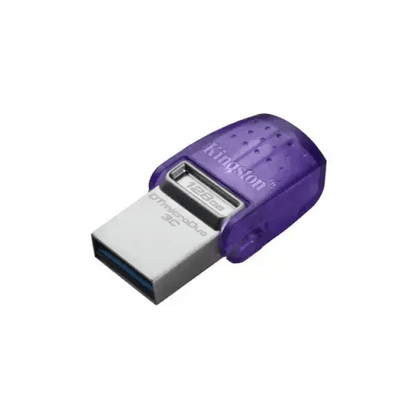 KINGSTON PENDRIVE 128GB MICRODUO OTG TYPE-C/USB DTDUO3CG3/128GB USB3.2 - TecnoRoyal