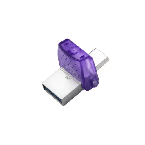 KINGSTON PENDRIVE 128GB MICRODUO OTG TYPE-C/USB DTDUO3CG3/128GB USB3.2 - TecnoRoyal