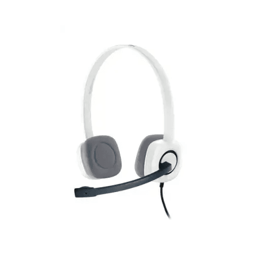 LOGITECH CUFFIE STEREO H150 COCONUT CON MICROFONO BIANCO 981-000350 - TecnoRoyal