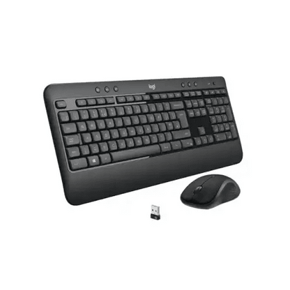 LOGITECH KIT TASTIERA+MOUSE WIRELESS USB NERO MK540 920-008679 - TecnoRoyal