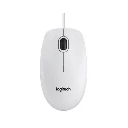 LOGITECH MOUSE OTTICO USB B100 BIANCO 910-003360 - TecnoRoyal