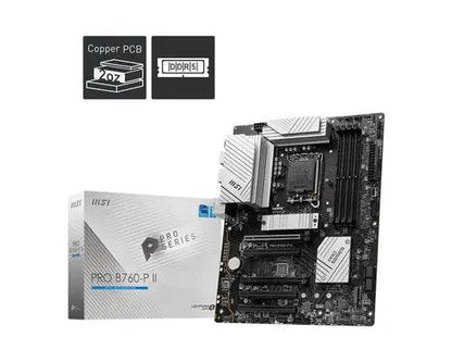 MSI MB 1700 12/13/14°GEN. PRO B760-P II 4xDDR5 4xSATA M.2 HDMI/DP - TecnoRoyal