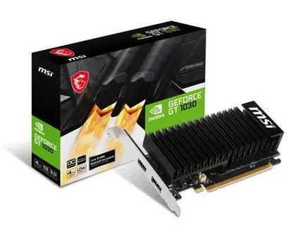 MSI VGA GT1030 4GB 4GHD4 LP OC HDMI/DP GDDR4 V812-037R - TecnoRoyal