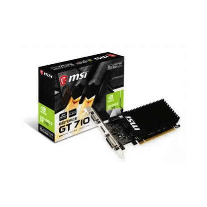 MSI VGA GT710 2GB 2GD3H LP VGA/DVI/HDMI GDDR3 V809-2000R - TecnoRoyal