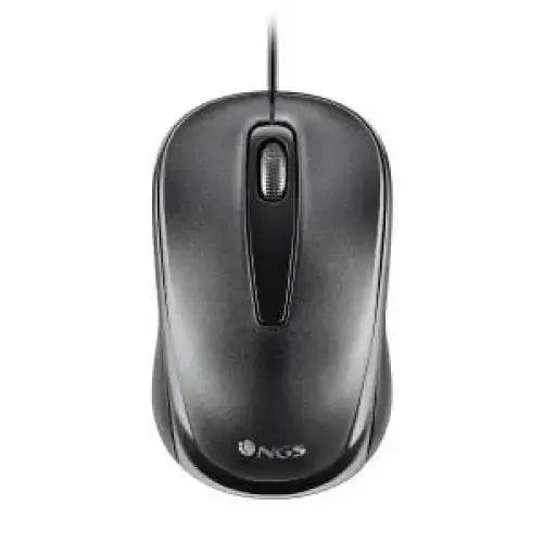 NGS Mouse Easy Delta 1200dpi 3tasti Black - TecnoRoyal