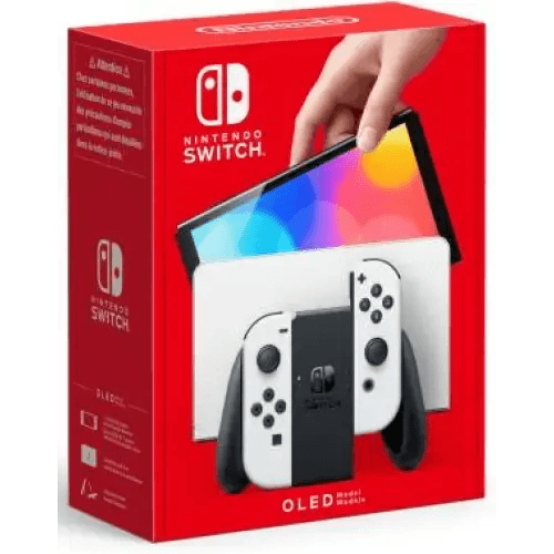 NINTENDO SWITCH CONSOLE OLED BIANCO JOY CON BIANCO IT - TecnoRoyal