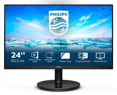 PHILIPS MONITOR 24 LED FULL HDMULTIMEDIALE VGA/HDMI 241V8LA - TecnoRoyal