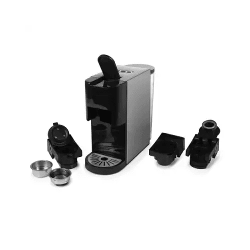 PRINCESS MACCHINA DA CAFFE CAPSULE/CIALDE/MACINATO 4in1 NERO/SILVER - TecnoRoyal