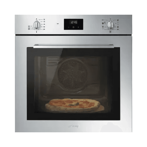 SMEG FORNO INCASSO TERMOVENTIL.2MAN.DISPLAY 65LT 60CM INOX SF6400PZX - TecnoRoyal