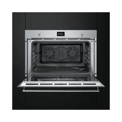 SMEG FORNO INCASSO TERMOVENTILATO DISPLAY 155LT 90CM INOX SF9390X1 - TecnoRoyal