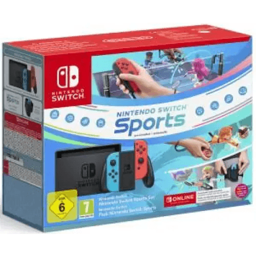 Switch Console 1.1 Neon Blue / Neon Red + Switch Sport + Fascia + 12 Mesi NSO EU - TecnoRoyal