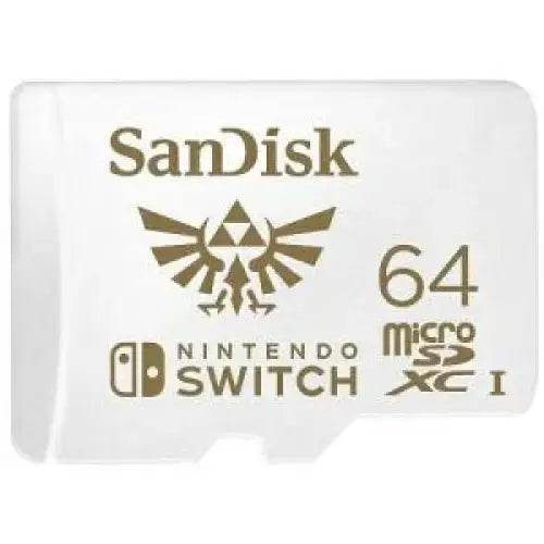 Switch Micro SDXC SanDisk 64GB for Nintendo Switch - TecnoRoyal