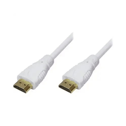 TECHLY CAVO HDMI 0,5 METRI TERMINALI ORO ETHERNET 4K BIANCO RETAIL - TecnoRoyal