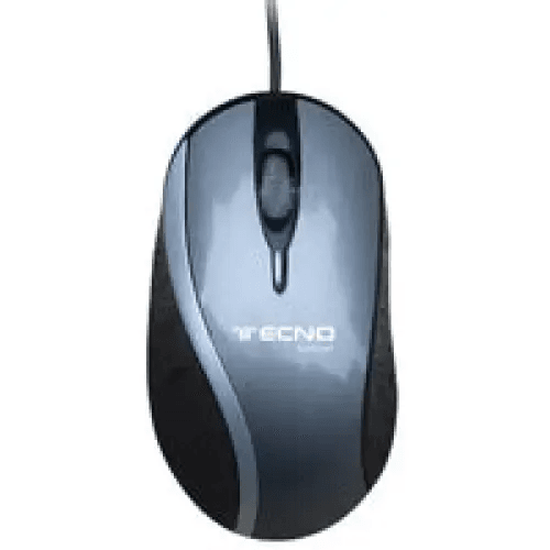 TECNO MOUSE OTTICO USB 1200DPI CAVO 120CM SILVER RETAIL TC-40 - TecnoRoyal