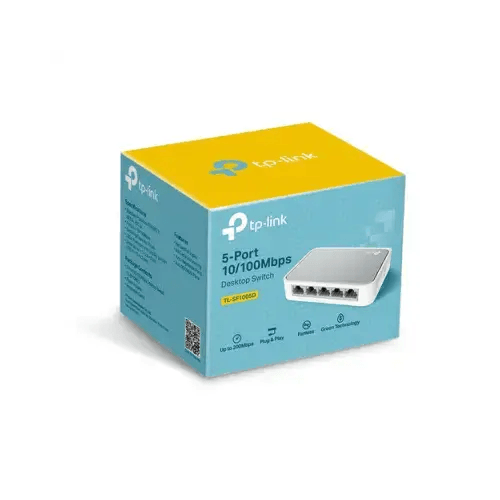 TPLINK HUB SWITCH 5 PORTE 10/100 TL-SF1005D - TecnoRoyal