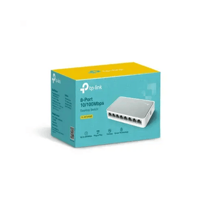 TPLINK HUB SWITCH 8 PORTE 10/100 TL-SF1008D - TecnoRoyal