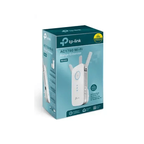 TPLINK RANGE EXTENDER 1300+450MBPS DUAL BAND AC1750 RE450 - TecnoRoyal