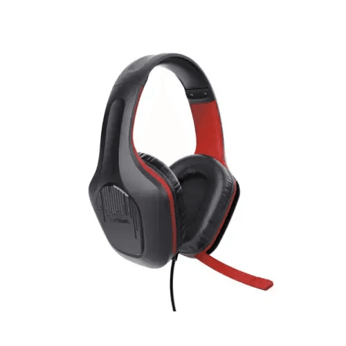 TRUST CUFFIA GXT 415S ZIROX GAMING MICROFONO NERO/ROSSO 3.5MM 24995 - TecnoRoyal