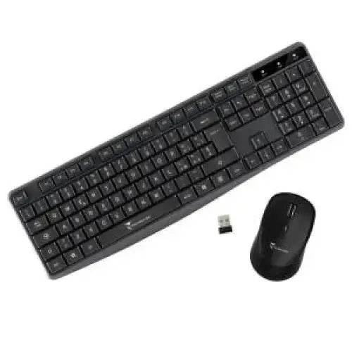 Techmade Kit Tastiera + Mouse Wireless TM-KM001 Black - TecnoRoyal