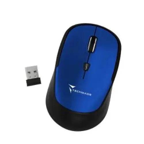 Techmade Mouse Wireless TM-XJ35 Blue - TecnoRoyal