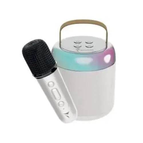 Techmade Speaker Karaoke White - TecnoRoyal