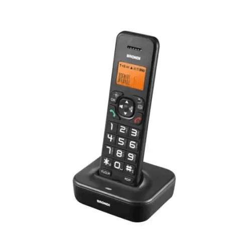 Telefono Cordless Brondi Bravo Star Nero - TecnoRoyal