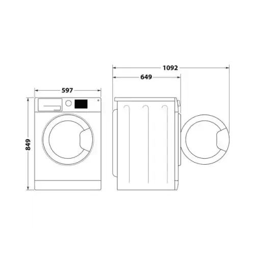 WHIRLPOOL ASCIUGATRICE 8KG 6°SENSO A+++ INVERTER FFT M11 8X3WSY IT - TecnoRoyal