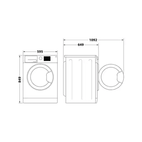 WHIRLPOOL ASCIUGATRICE 8KG 6°SENSO A+++ INVERTER FFTN M11 8X3B IT - TecnoRoyal