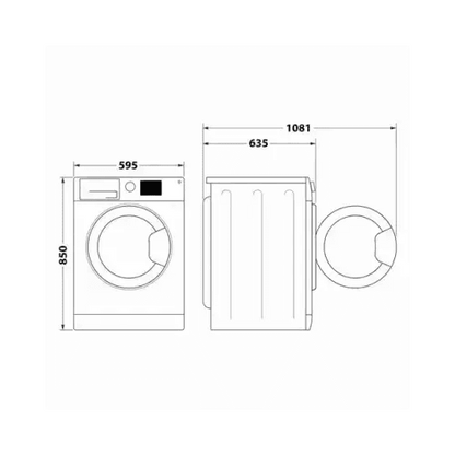 WHIRLPOOL LAVATRICE 11KG 6° SENSO VAPORE A 1400GIRI FFD 1146 SV IT - TecnoRoyal