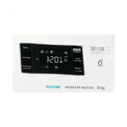 WHIRLPOOL LAVATRICE 8KG INVERTER 6°SE. VAPORE A 1400 GIRI FFB 846 SV IT - TecnoRoyal