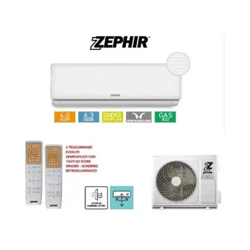 ZEPHIR CONDIZIONATORE 18000BTU A++/A+ R32 2TELECOMANDI ZTQ18000 - TecnoRoyal