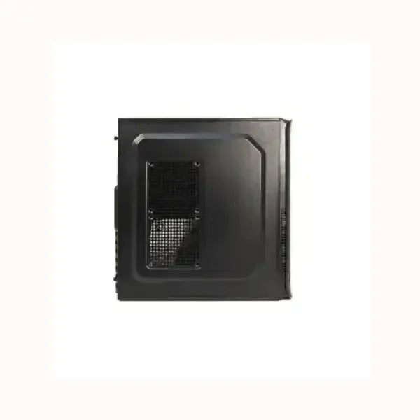 Case nero ADJ per computer con pannello laterale ventilato e design robusto