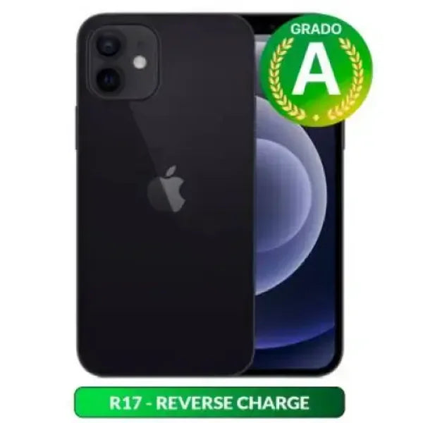 Apple iPhone 12 128GB 6.1" Black Ricondizionato Grado-A Smartphone