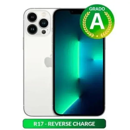 Apple iPhone 13 Pro Max in bianco con fotocamera tripla e schermo OLED luminoso