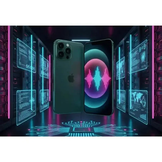 Smartphone Apple iPhone 13 Pro Max con design elegante e funzionalità avanzate in un ambiente futuristico