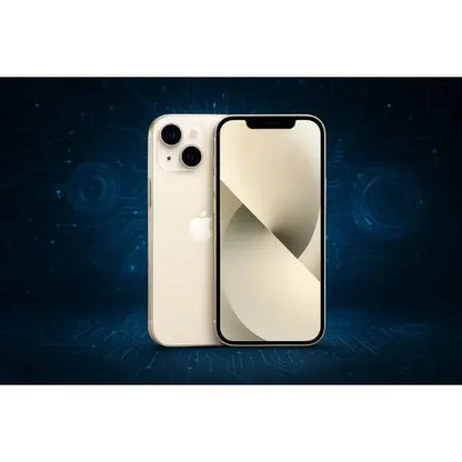 Apple iPhone 14 in colore oro con fotocamere duali sul retro e display frontale elegante