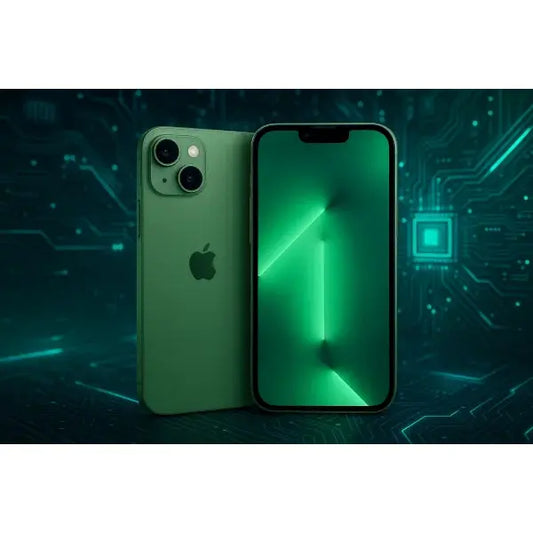 Apple iPhone 15 verde con schermo luminoso e design elegante per prestazioni superiori