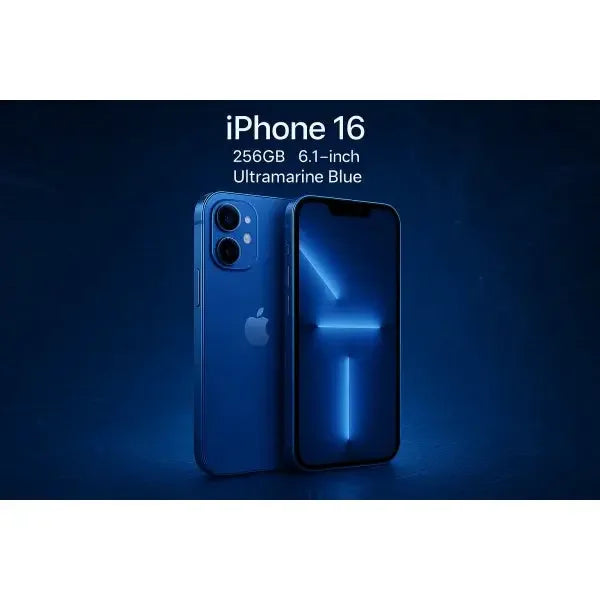 Apple iPhone 16 in Blu Ultramarino con 256GB di memoria e display da 6,1 pollici