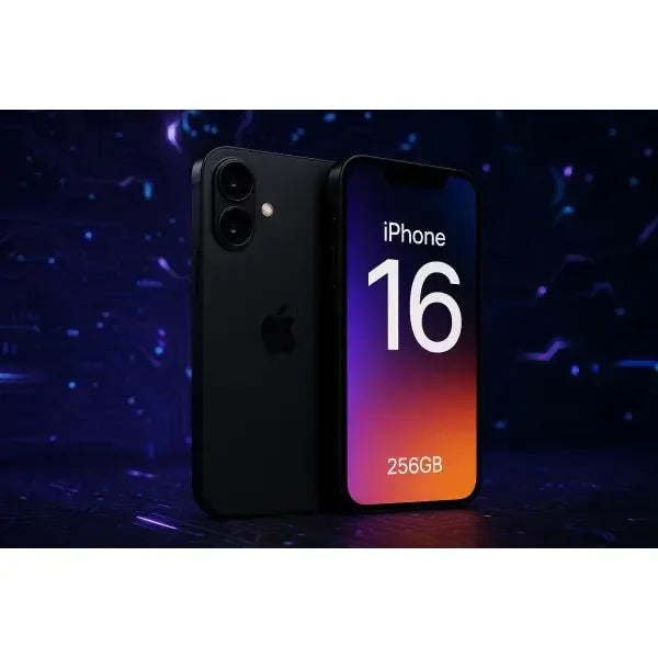 Apple iPhone 16 con 256GB in colore nero, design elegante e fotocamera avanzata