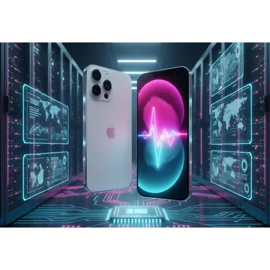 Apple iPhone 16 Pro elegante con design futuristico in un ambiente high-tech