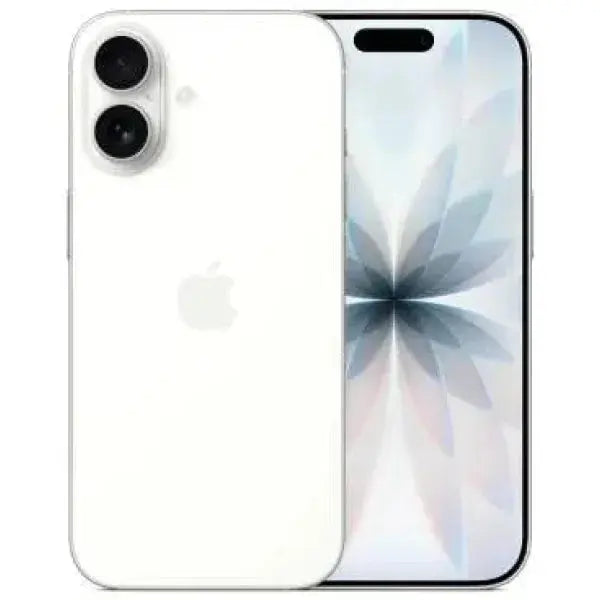 Apple iPhone 17 bianco con schermo frontale elegante e design minimalista