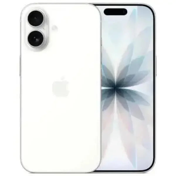 Apple iPhone 17 in bianco con retro liscio e schermo luminoso per prestazioni avanzate