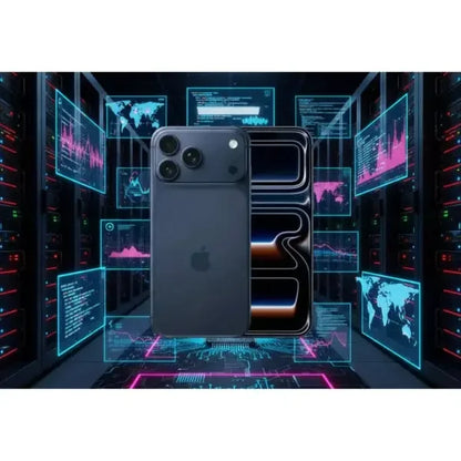 iPhone 17 Pro in grigio siderale con schermo grande e fotocamere avanzate per prestazioni elevate