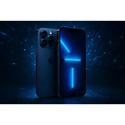 Apple iPhone 17 Pro Max 1TB 6,9 Deep Blue MFYX4QN/A con sfondo elettronico e tecnologico