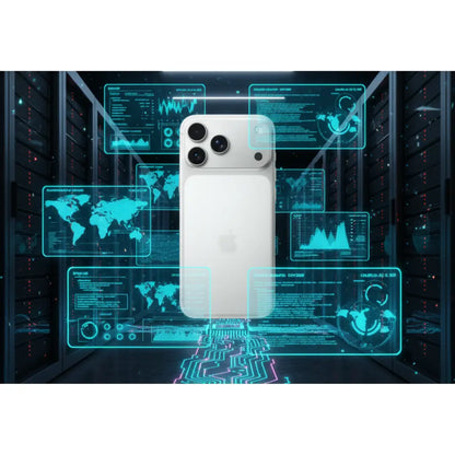 Apple iPhone 17 Pro Max bianco con design elegante e tecnologia avanzata