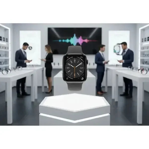 Apple Smartwatch con display elegante e funzionalità avanzate, esposta in un negozio moderno