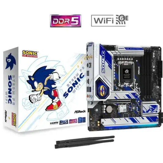 ASROCK MB 1700 12/13/14/GEN. B760M PG SONIC WIFI 4xDDR5 M.2 HDMI/DP Schede madri