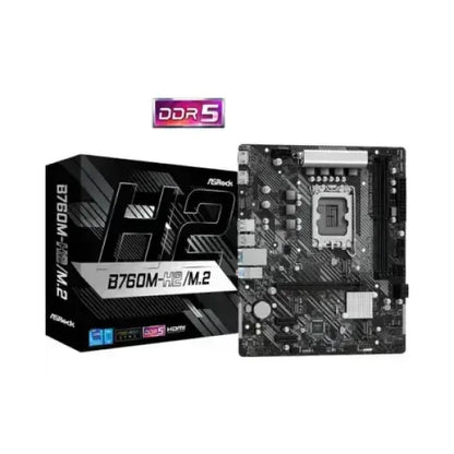 ASROCK MB 1700 12/13/14/GEN. B760M-H2/M.2 4xDDR5 M.2 RAID 2xHDMI Schede madri