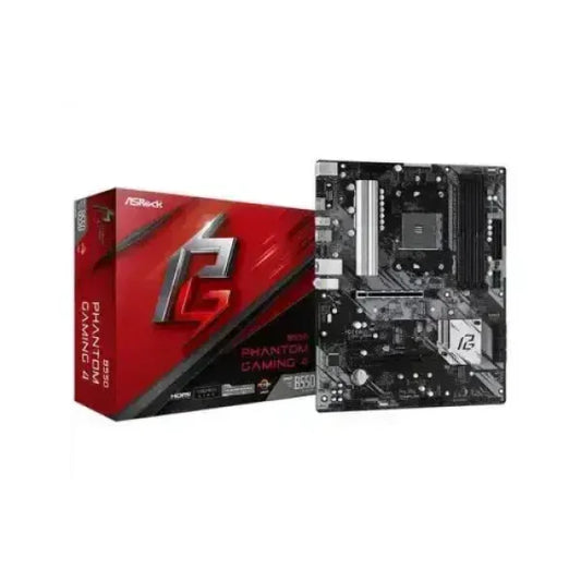 ASROCK MB AM4 B550 PHANTOM GAMING 4 4xDDR4 6xSATA RAID USB 3.2 HDMI Schede madri