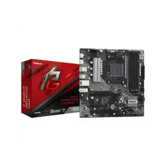 ASROCK MB AM4 B550M PHANTOM GAMING 4 4xDDR4 4xSATA M.2 RAID HDMI/DP Schede madri